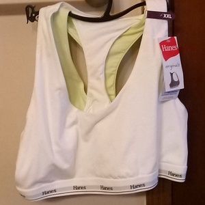 Hanes 2pck bralettes